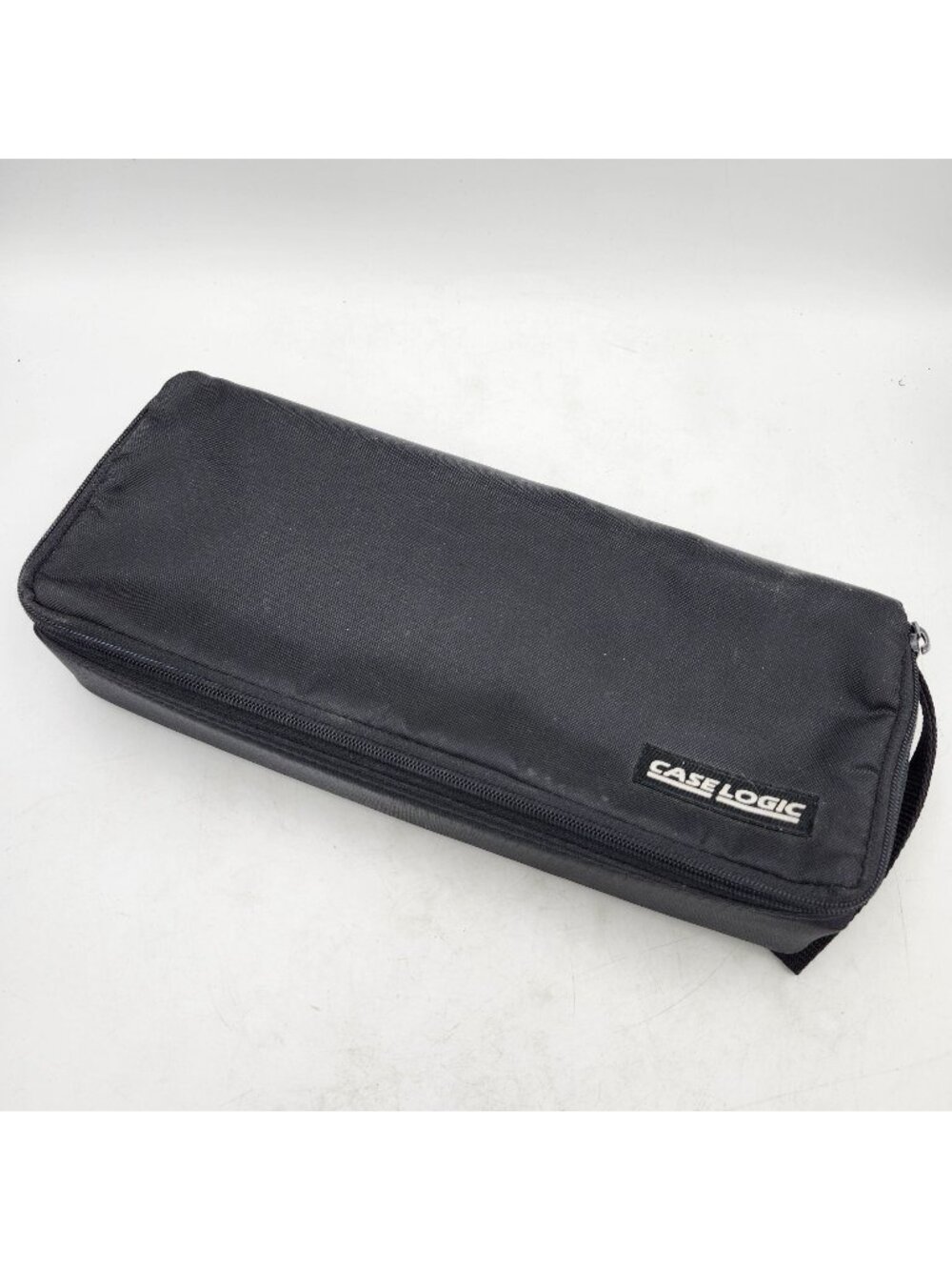 Case Logic Black CL15 Nylon 15 Cassette Storage Case With Zipper Closure Handle
